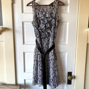 Black & White Flattering Dress